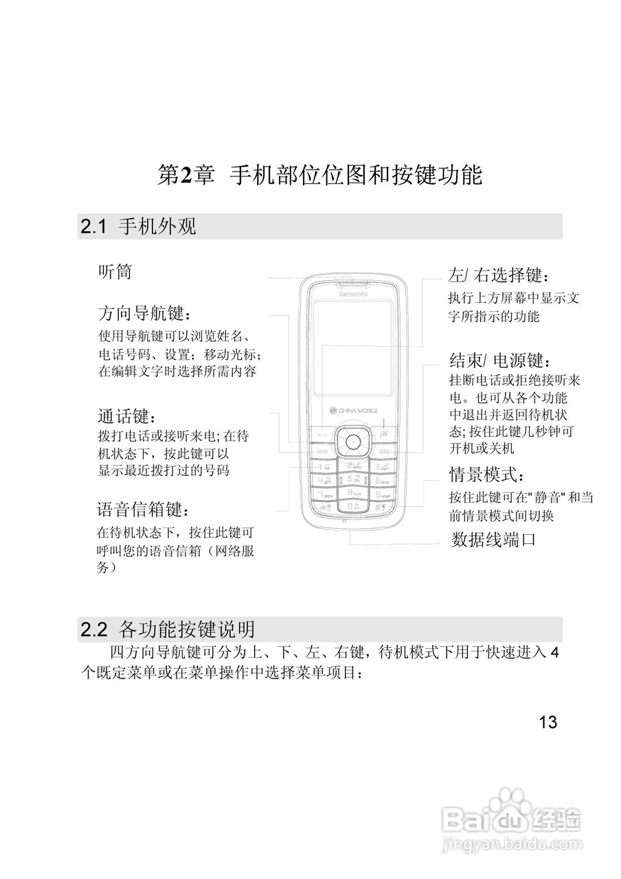 联想E280手机使用说明书:[2]