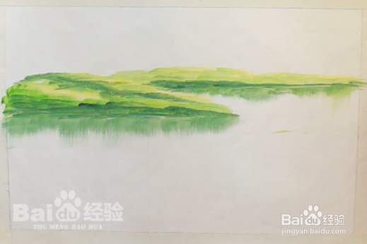 刀画教程——春天草坪的绘画方法