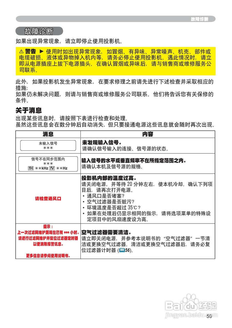 日立CP-X205投影机使用说明书:[8]