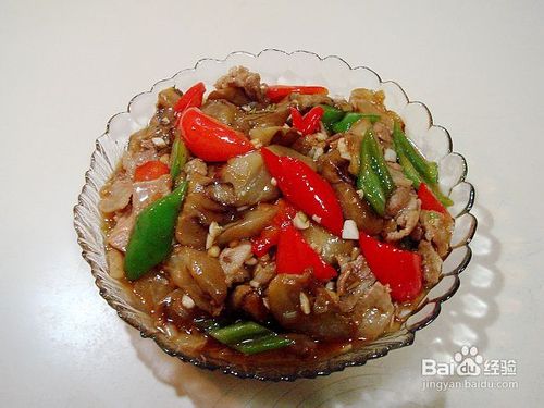 肉片烧茄子