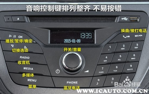 19福睿斯所有按键图解