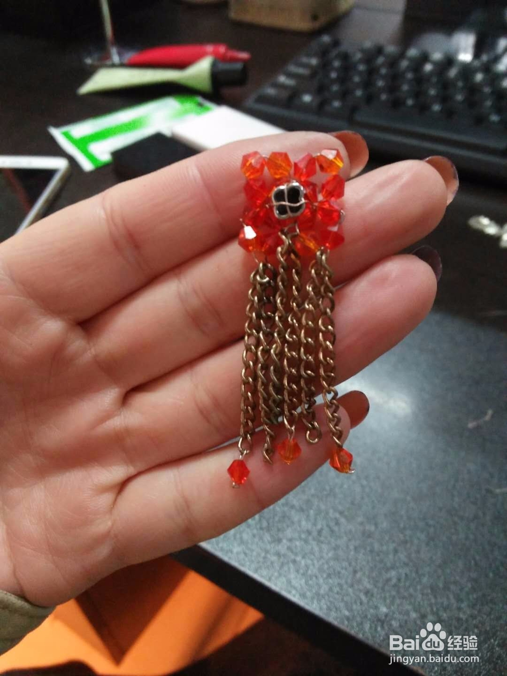 漂亮的手工耳环