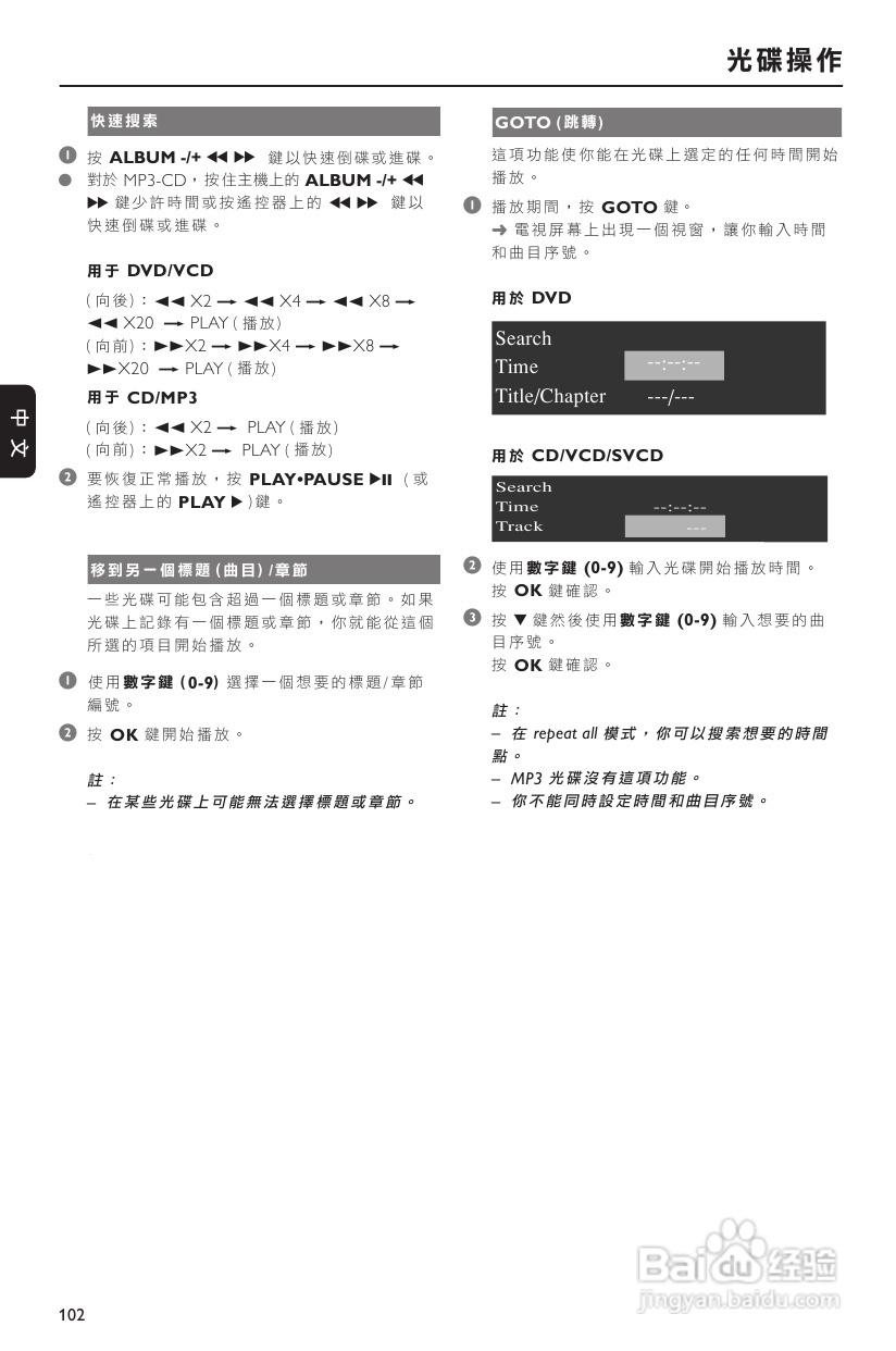 PHILIPS FWD17组合音响使用说明书:[2]