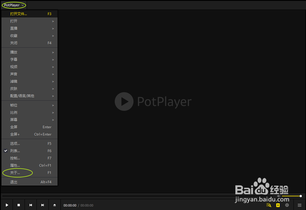 PotPlayer如何查看当前正在使用的版本号