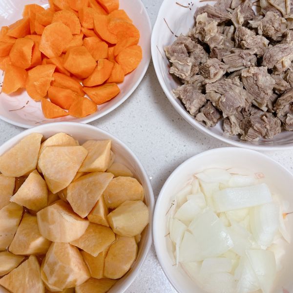 红薯版咖喱牛肉饭