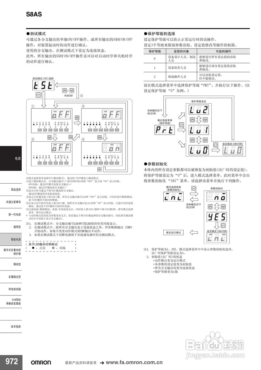 omron S8AS智能电源说明书:[2]