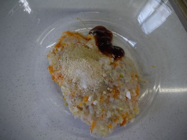 蟹黄酿虾仁豆腐