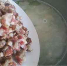 腊肠玉米青豆饭