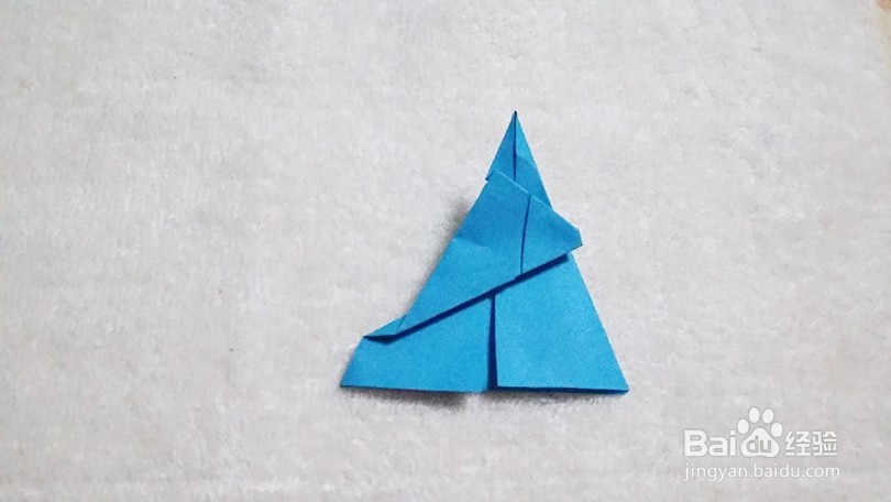 山岭的彩纸折法