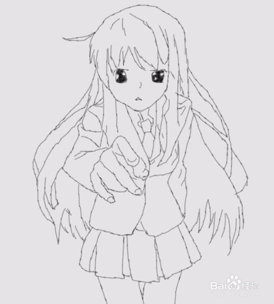 椎名真白怎么画