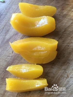 黄桃果冻的做法