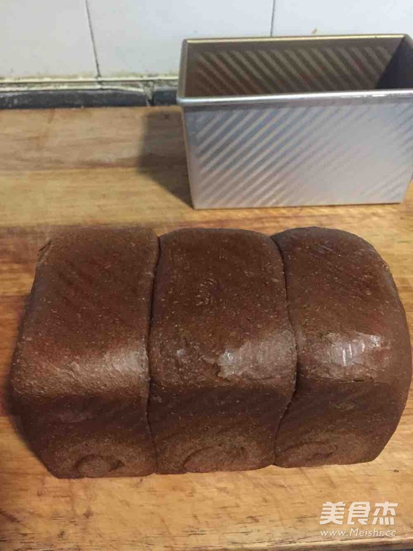 黑巧吐司的做法