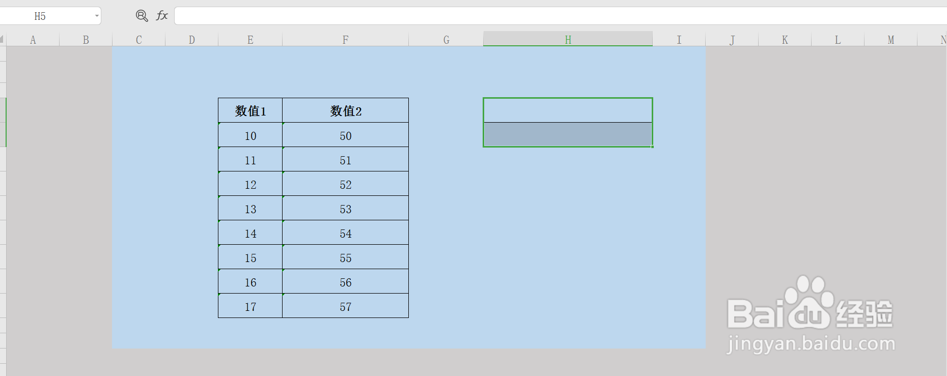 excel中怎么求两数值中对应数值之差的平方和