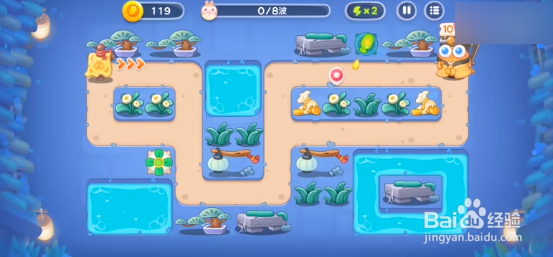 保卫萝卜4阿波道长第16关攻略(完整版)