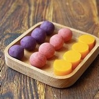 制作芒果紫薯水晶月饼