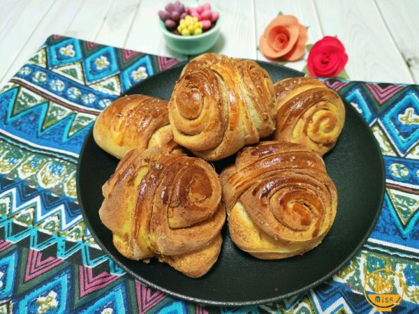 #换着花样吃早餐#肉桂卷,温暖人心的食物