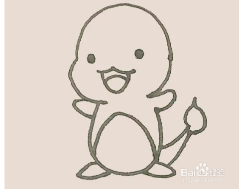 怎么画小火龙好看