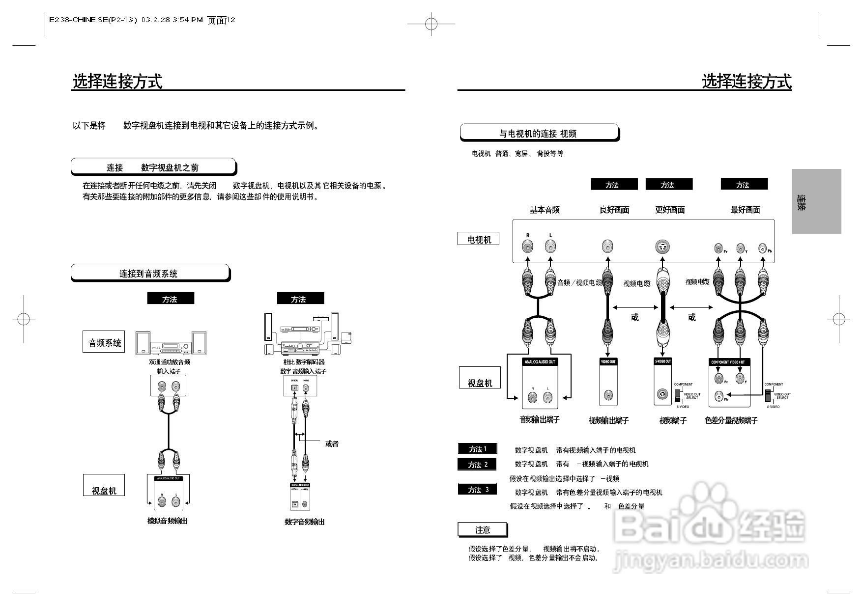 三星DVD-E238使用说明书:[1]