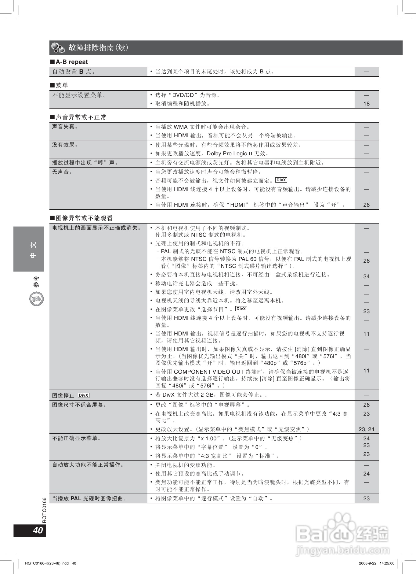 松下SC-HT669家庭影院使用说明书:[2]