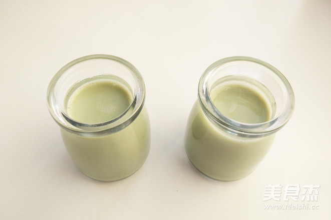 抹茶豆浆布丁