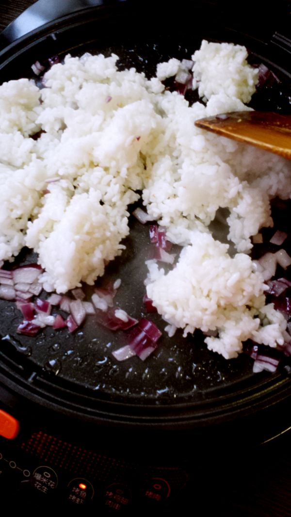 酱油杏鲍菇炒饭