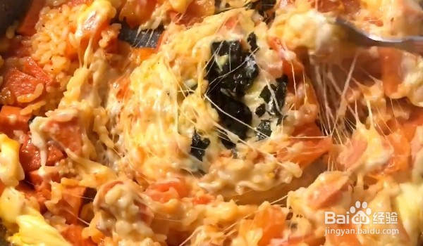 如何做好吃的番茄火腿芝士焗饭