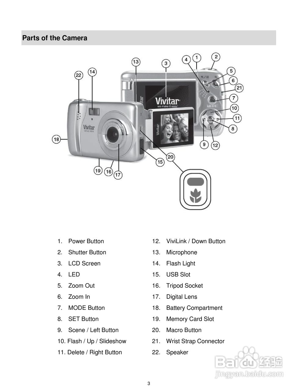 威达ViviCam X014数码相机使用说明书:[1]