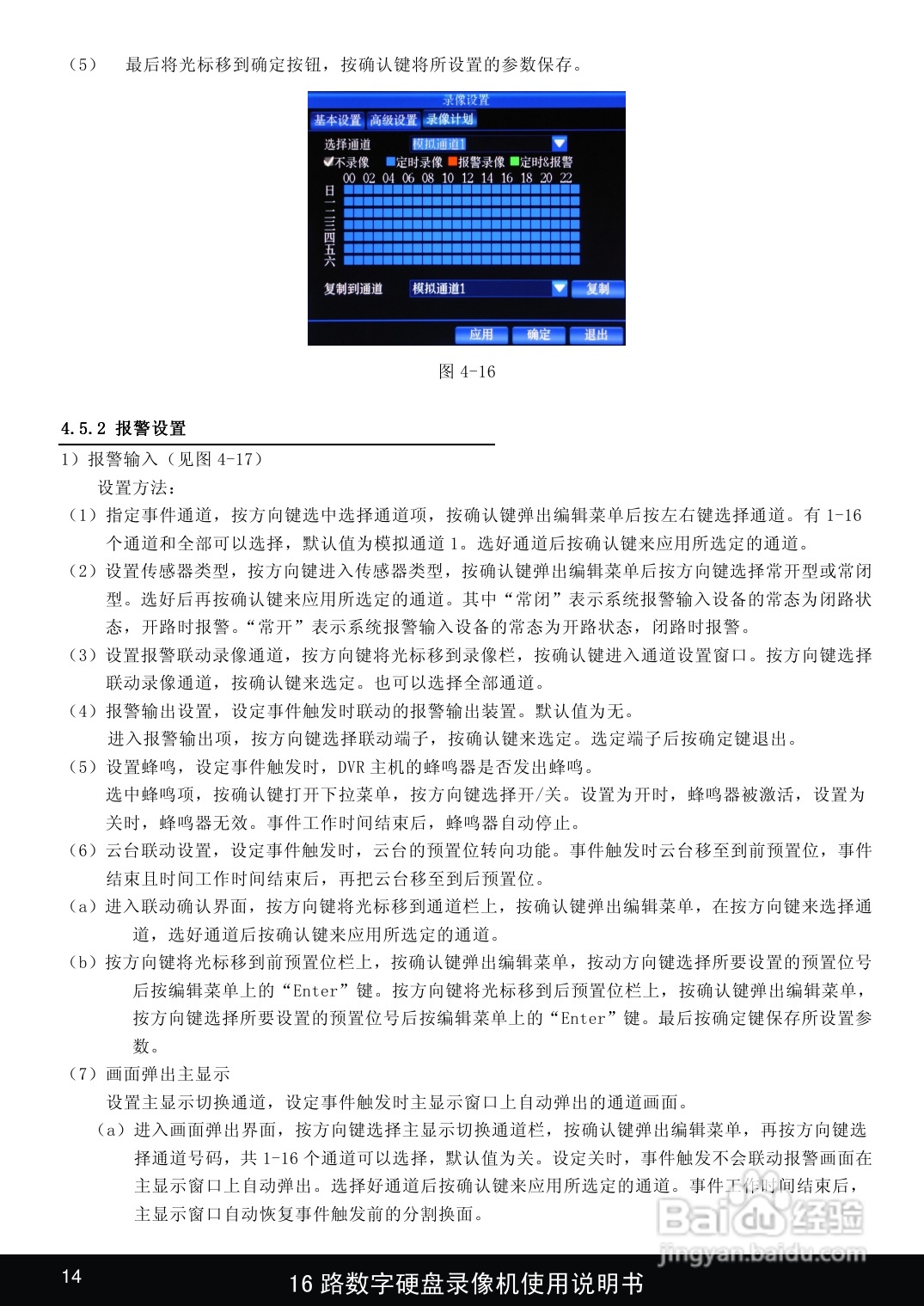 1916路嵌入式数字硬盘像机使用说明书:[1]