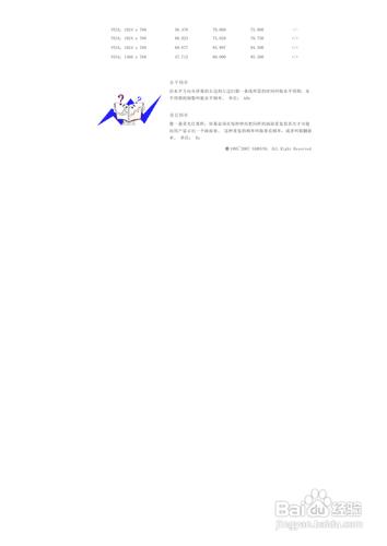 【说明书】三星460PXn液晶显示器（七）