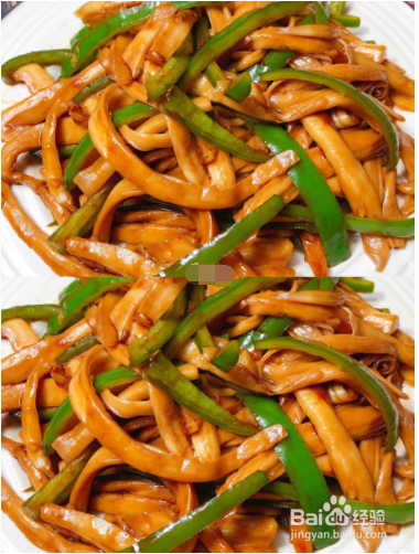 青椒炒杏鲍菇!不加肉一样好吃到爆炸家常菜