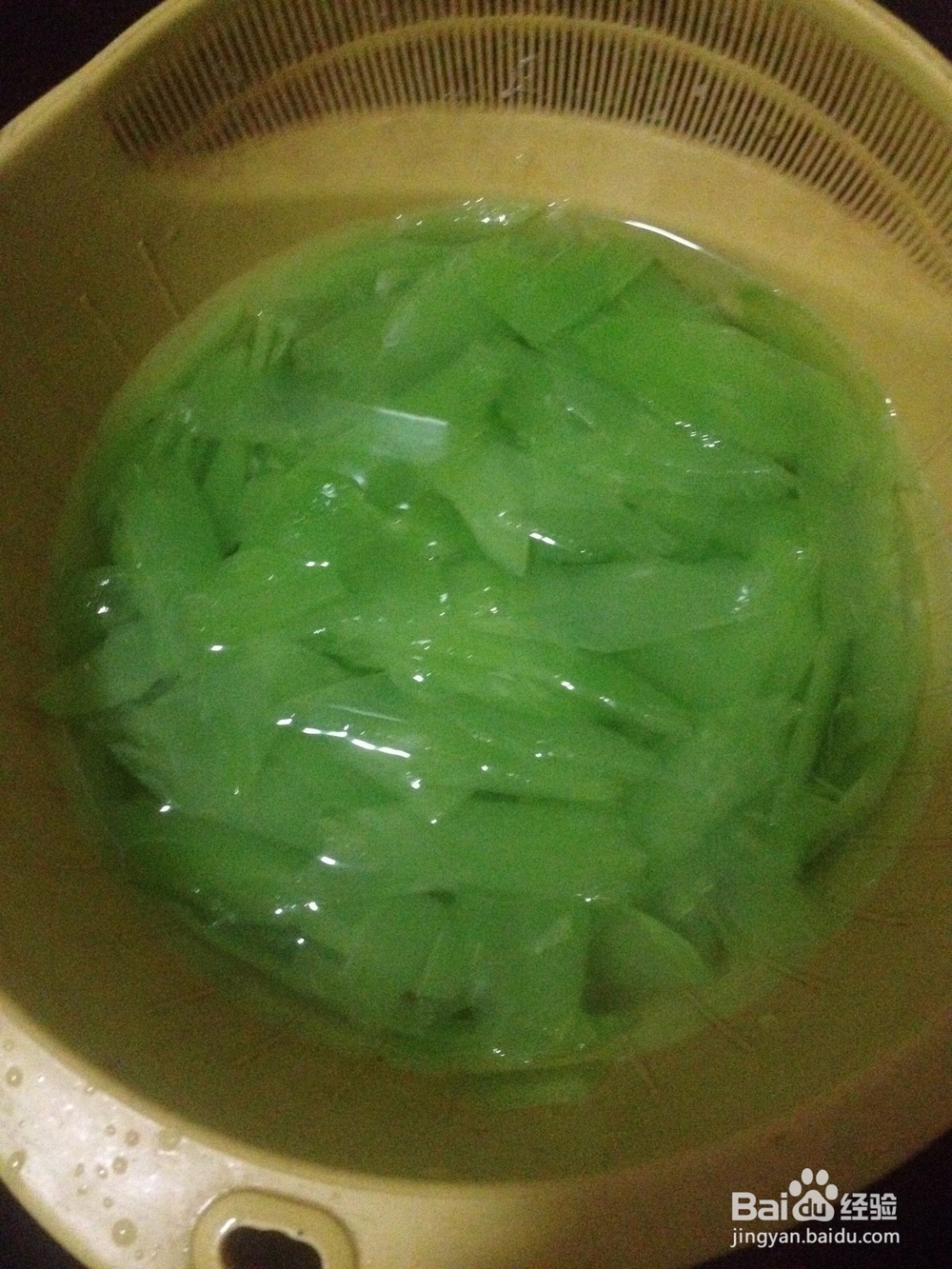 快手素炒莴苣的做法