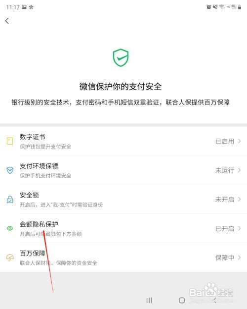 微信零钱如何设置金额隐藏呢