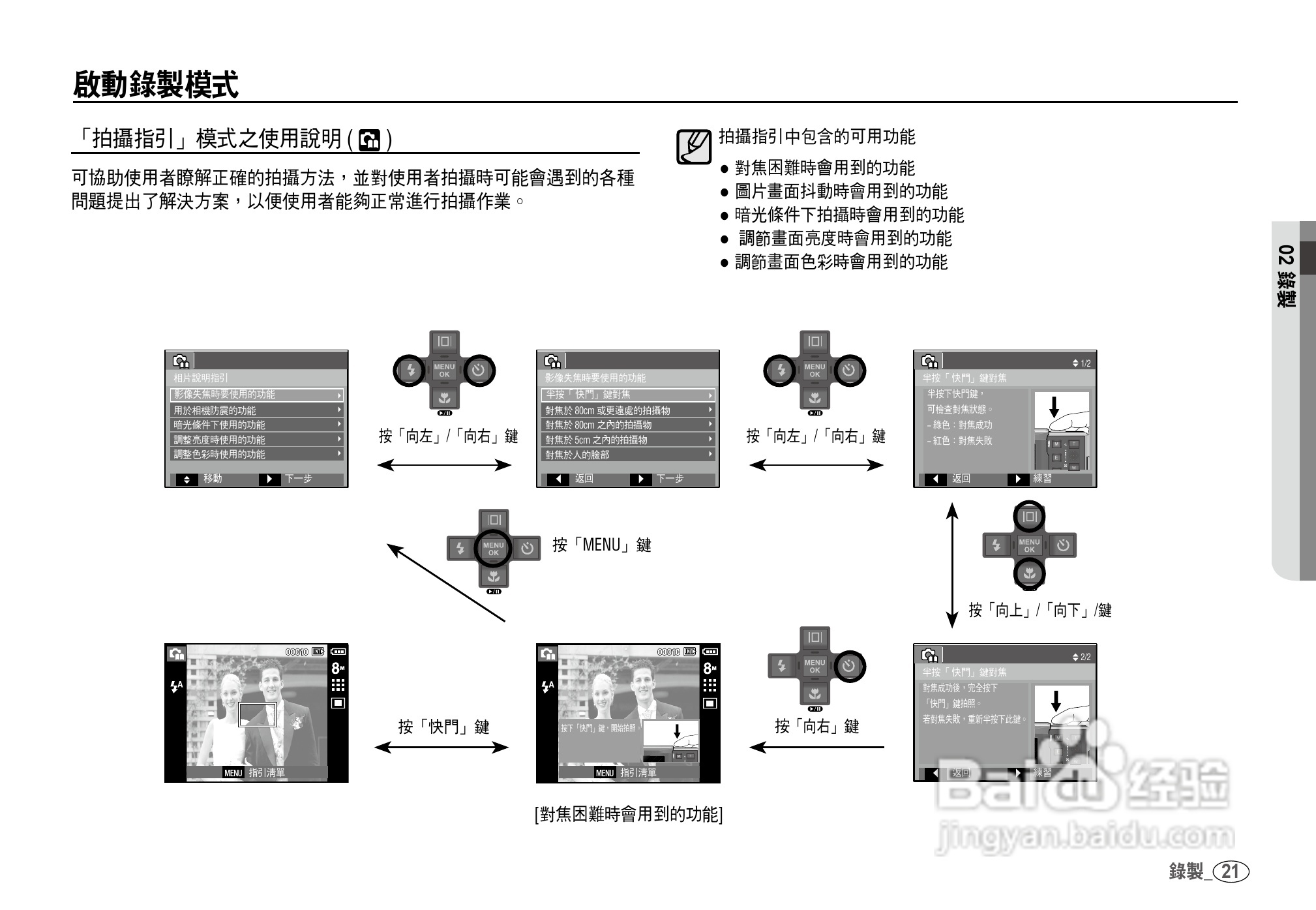 三星I80数码相机使用说明书:[3]