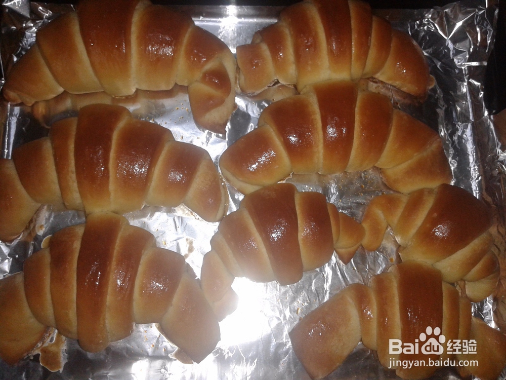 如何制作老式油酥面包(普通面粉)