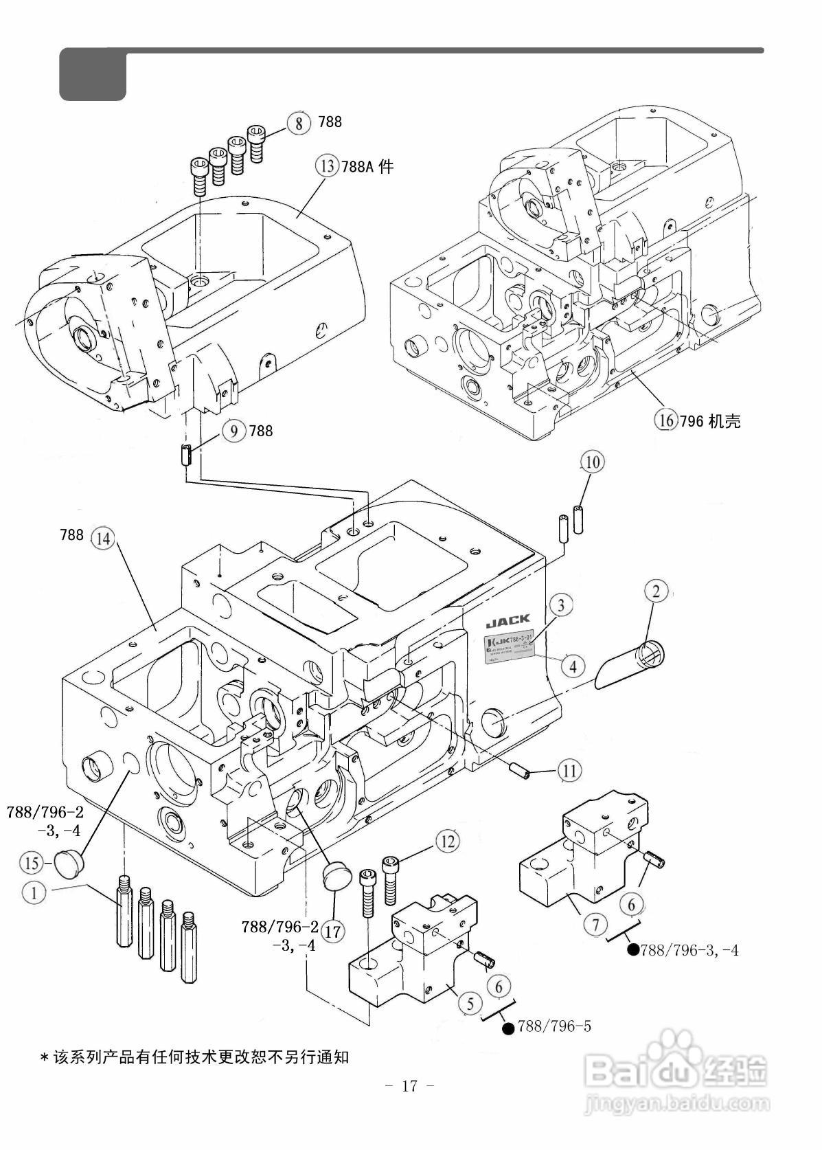JK-788 796型超高速包缝机使用说明:[3]