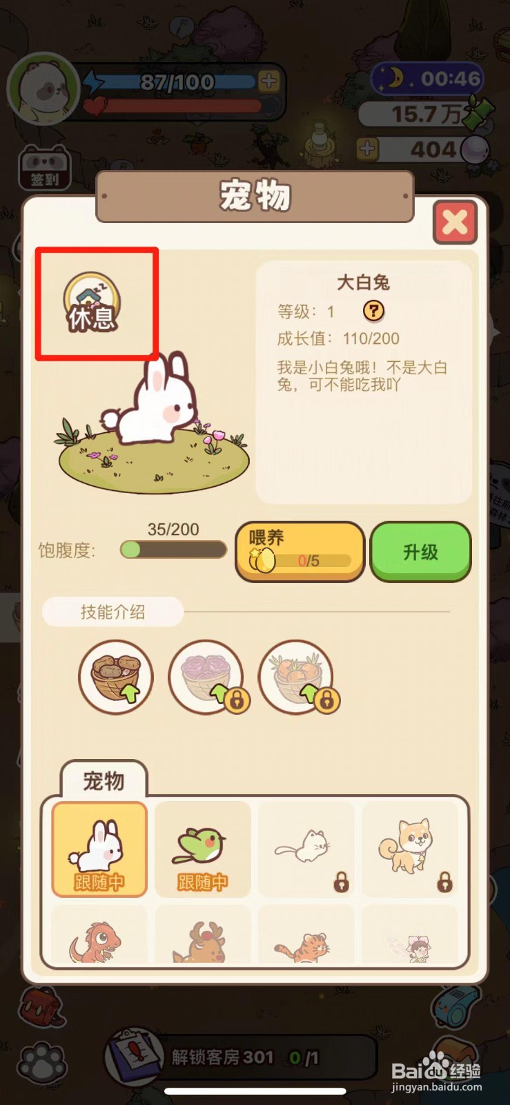 熊猫餐厅如何让宠物休息