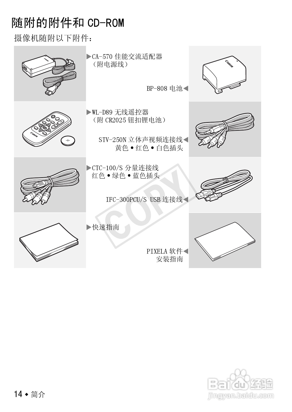 佳能LEGRIA HF S30数码摄像机使用说明书:[2]