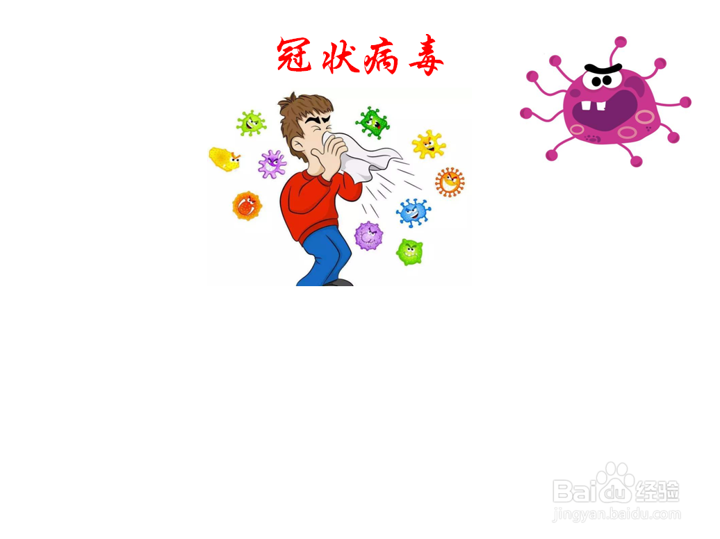 冠状病毒手抄报