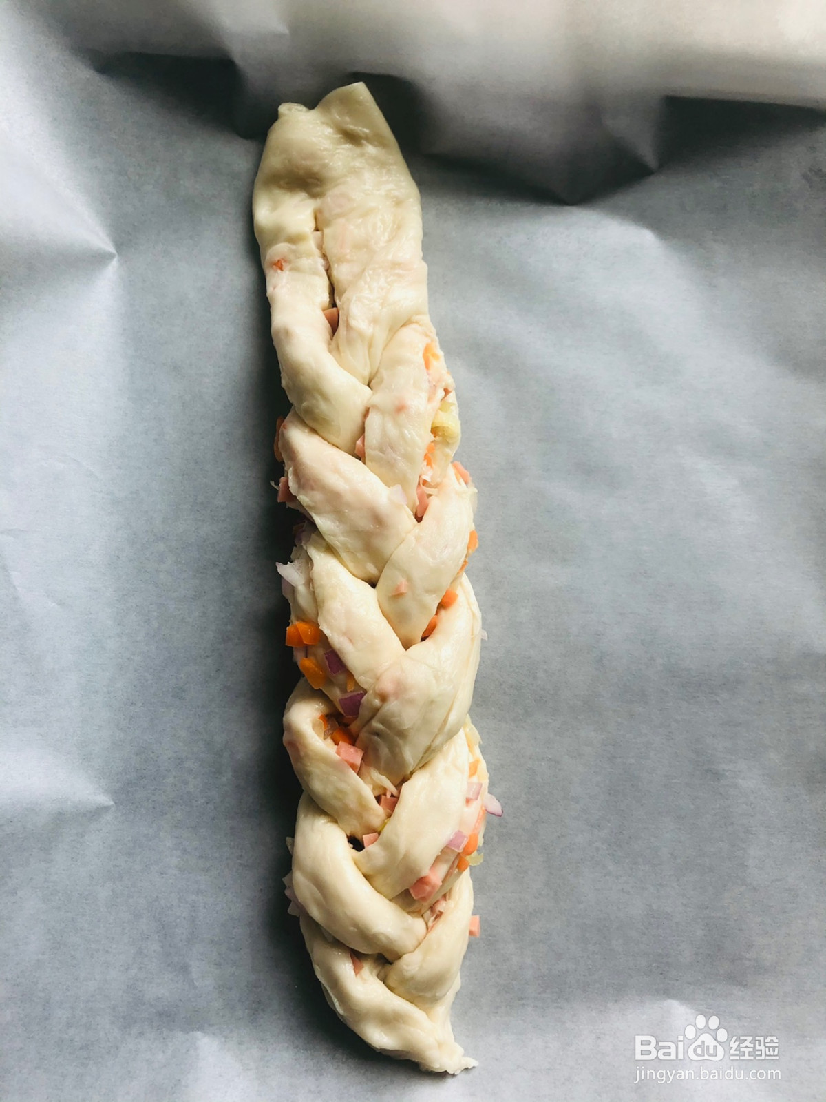 烤箱版花环手抓饼的做法