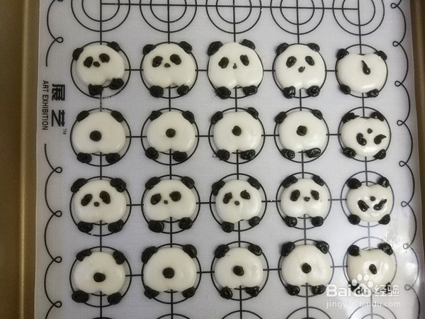 如何做熊猫马卡龙?