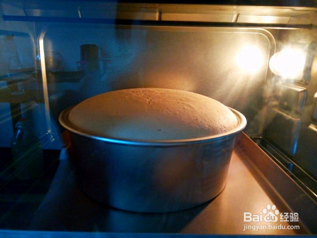 8寸戚风蛋糕的做法