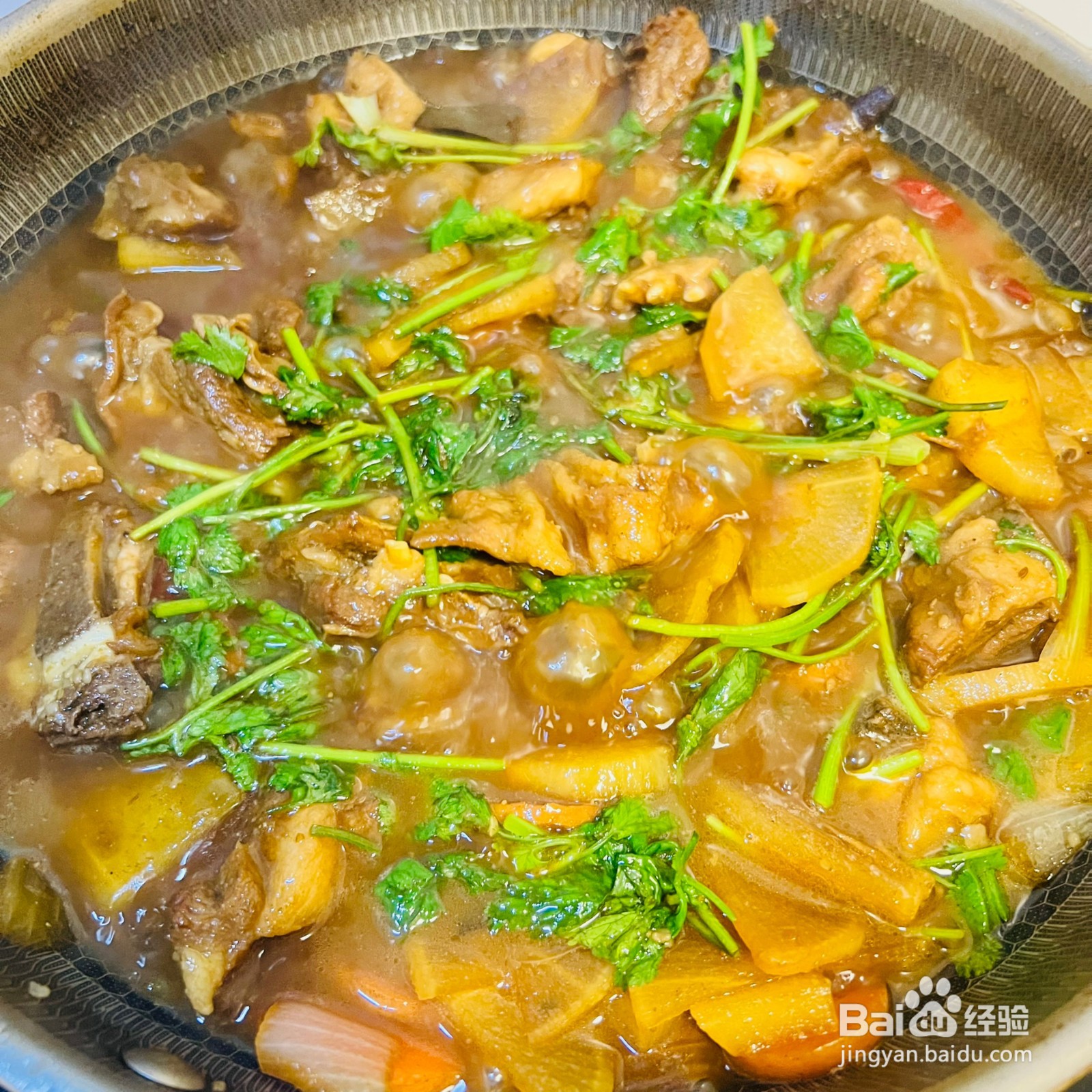 孜然羊排炖萝卜的做法