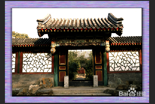 PS怎样添加图片画框