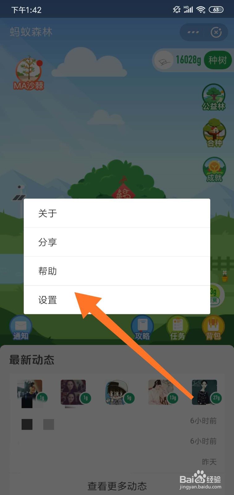 支付宝蚂蚁森林怎么开启能量提醒