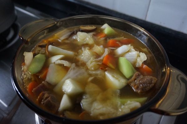 咖喱牛肉什锦锅