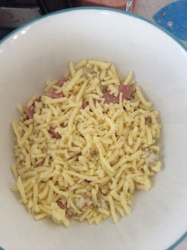 芝士鸡蛋火腿吐司