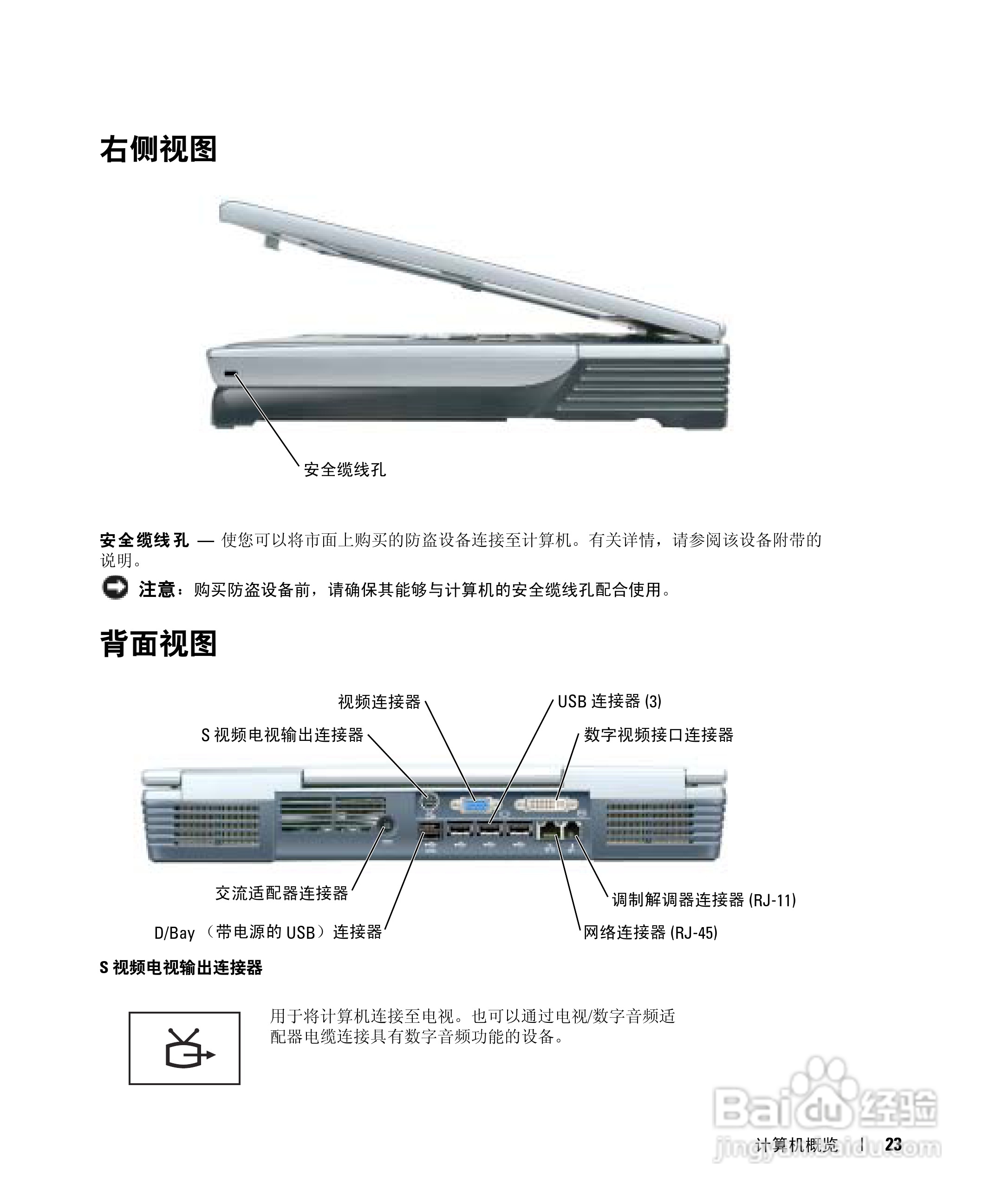 戴尔Inspiron 9100笔记本电脑使用说明书:[3]