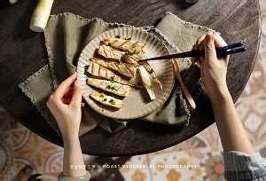 烤茭白笋的做法