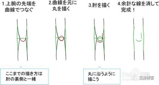 肌肉和骨头简单的解说！腋下、手肘的画法！