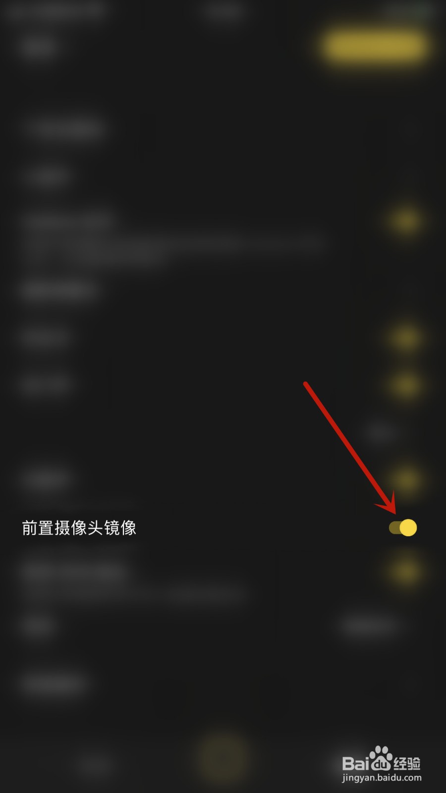 Varlens如何开启前置摄像头镜像